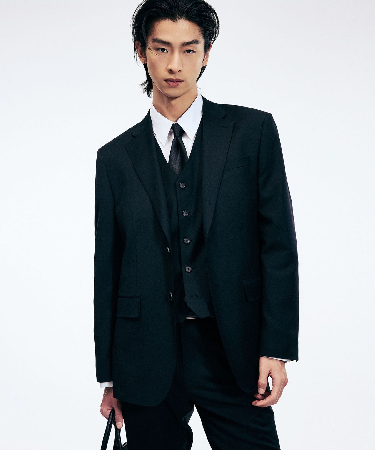 티엔지티(TNGT) Classic Wool Suit Jacket (Black) TNJA6E101BK