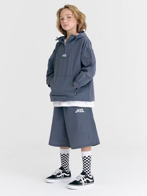 [SET] F18 아노락 나일론 버뮤다 셋업 (그레이)