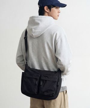 코지 투포켓 크로스백 [BLACK]
