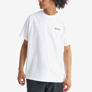 남성 BACK SIDE OE ARCH 반팔 래쉬가드 티셔츠 (VG11RS102WHT)