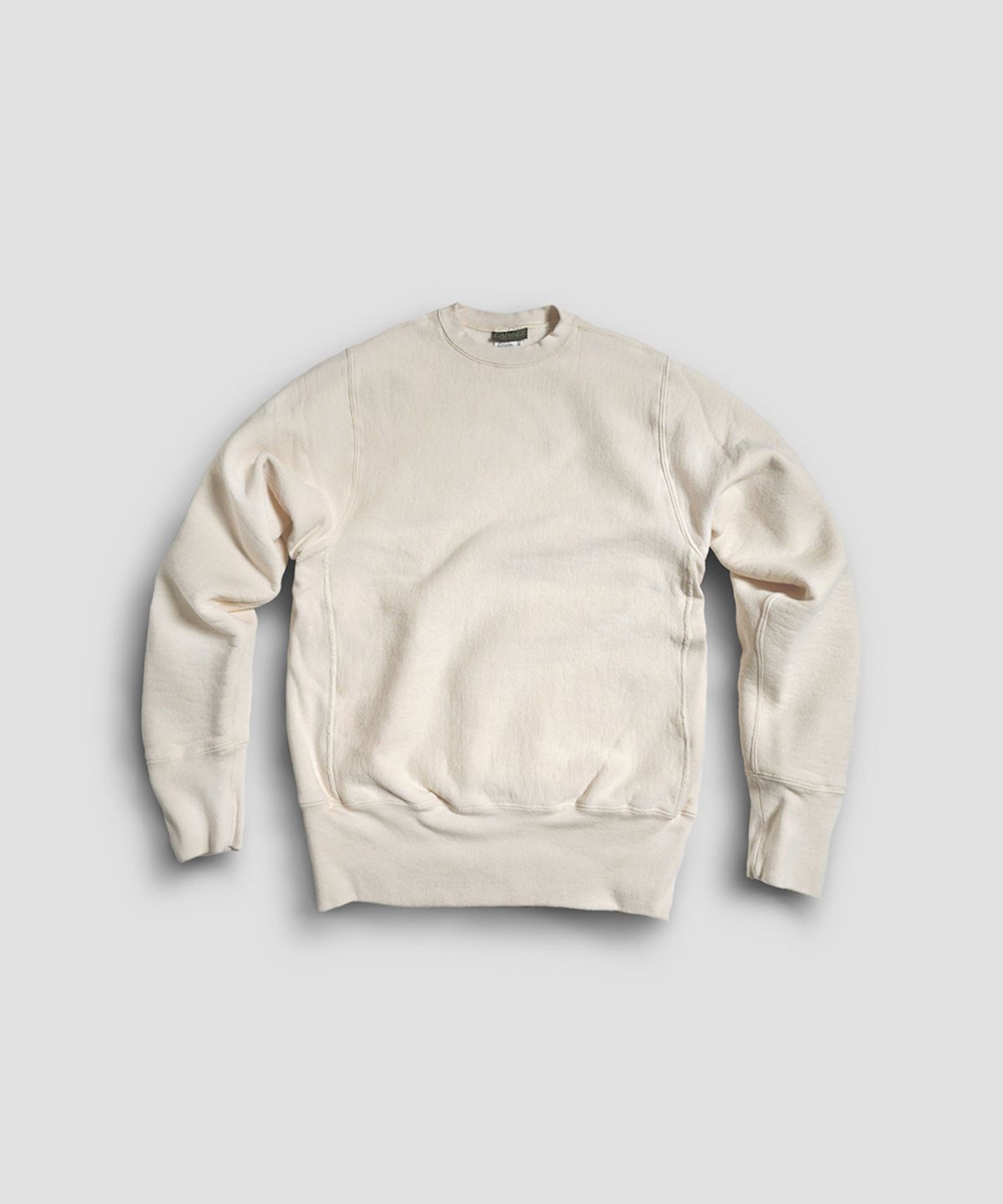 캠버 스포츠웨어(CAMBER SPORTSWEAR) 크로스니트 크루넥 스웻셔츠, 내추럴