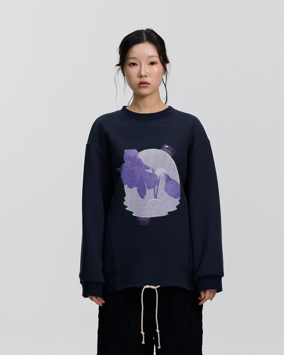 와이쏘씨리얼즈(WHYSOCEREALZ) Moon Face Sweatshirt (배인경)