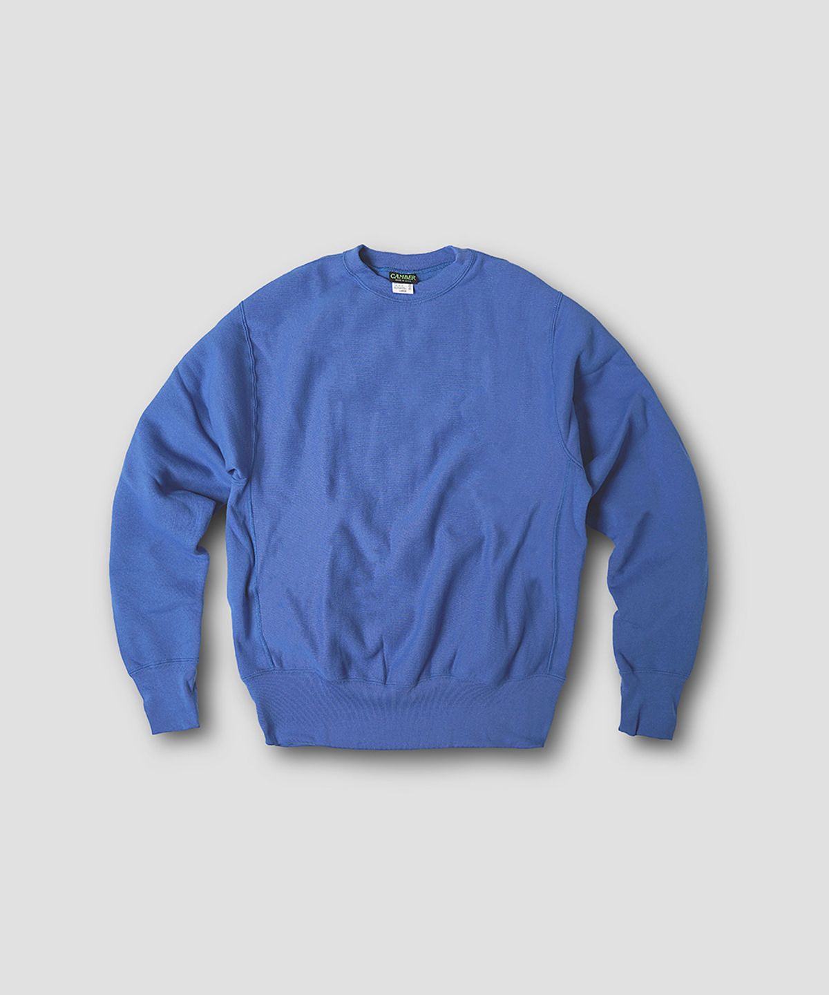 캠버 스포츠웨어(CAMBER SPORTSWEAR) 크로스니트 크루넥 스웻셔츠, 로얄블루
