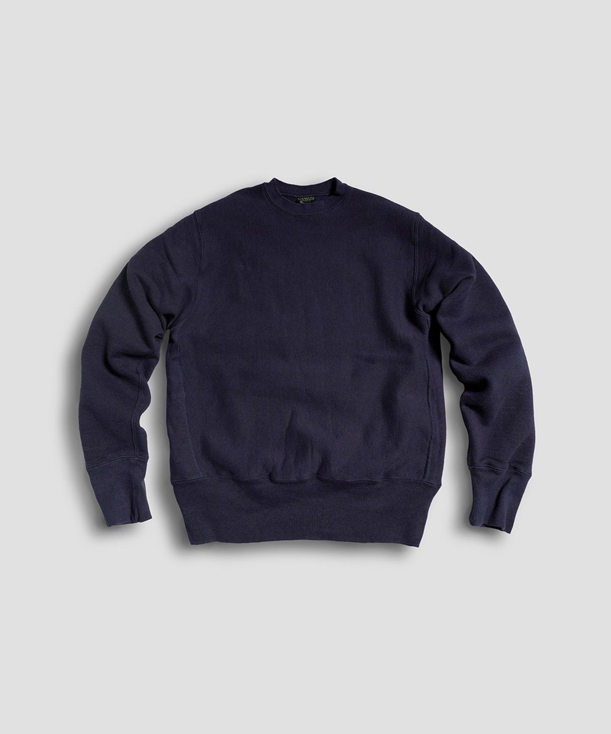 캠버 스포츠웨어(CAMBER SPORTSWEAR) 크로스니트 크루넥 스웻셔츠, 네이비
