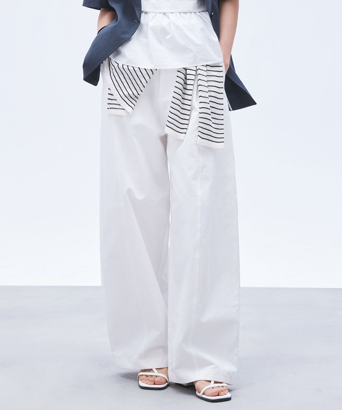 미쏘(MIXXO) 벌룬핏 원턱 코튼팬츠_MIWTCG34SS