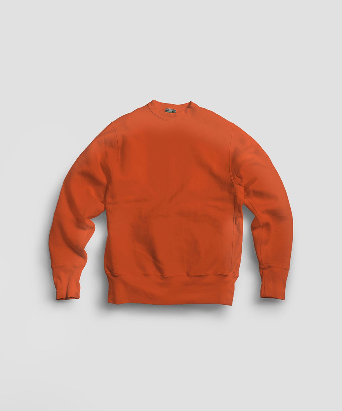 캠버 스포츠웨어(CAMBER SPORTSWEAR) 크로스니트 크루넥 스웻셔츠, 번트오렌지