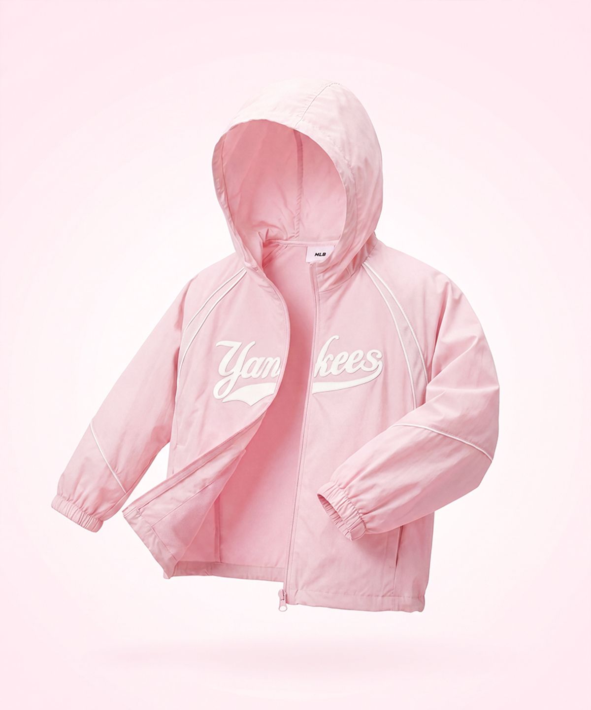 엠엘비 키즈(MLB KIDS) 스포티브 바시티 스트레치 홑겹 바람막이 NY (L.Pink)