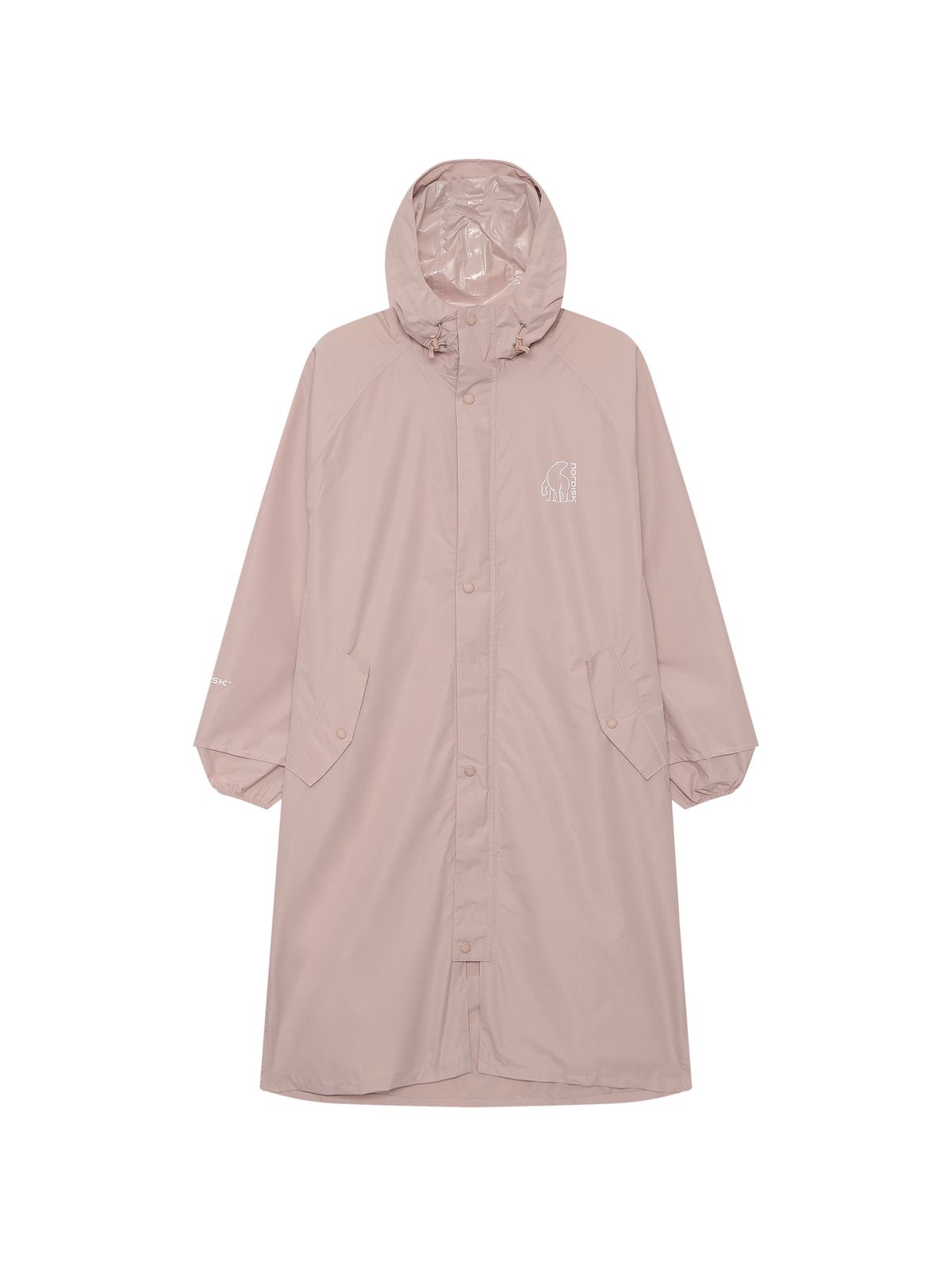 노르디스크(NORDISK) 빅로고 레인 코트_SOFT CORAL