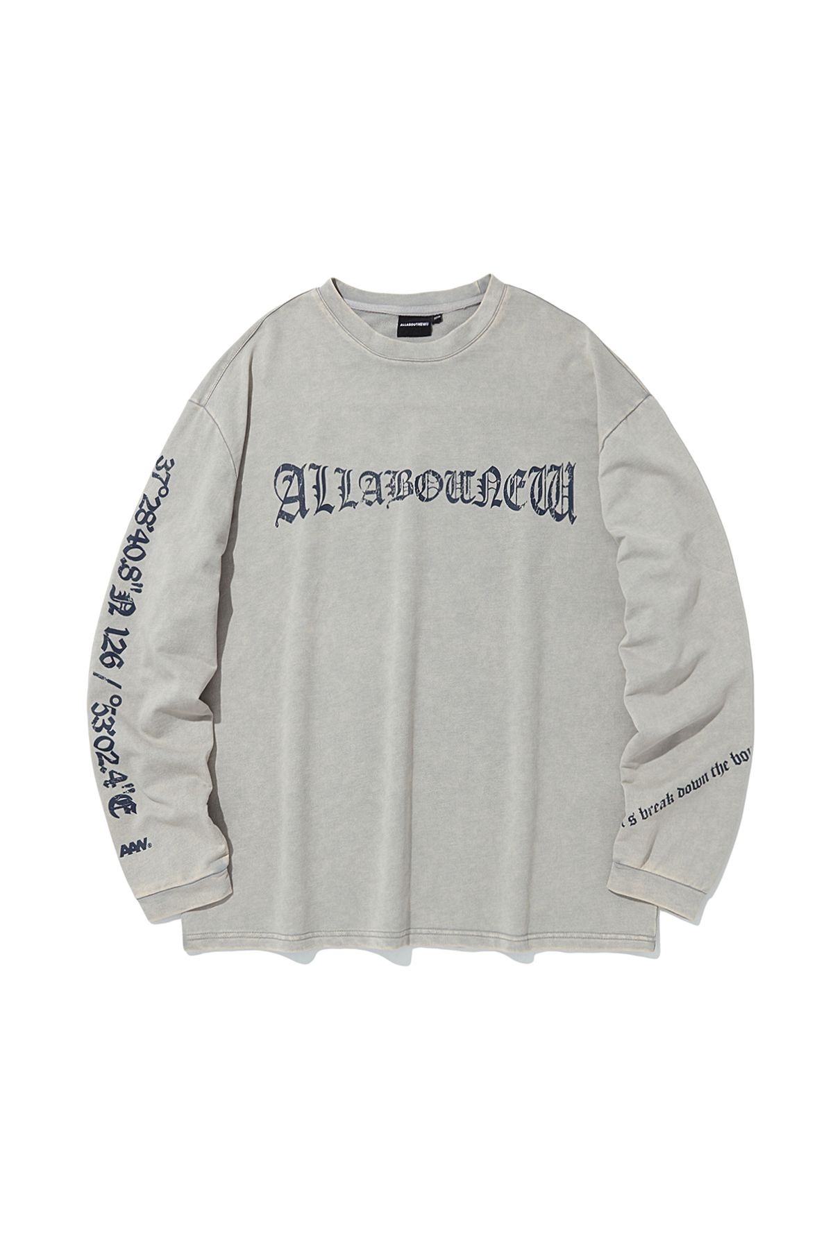 올어바웃뉴(ALL ABOUT NEW) 크롬 폰트 믹스 쭉티 L그레이 ANA1TR02ALG