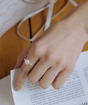 HML012 Pearl Bead Ring