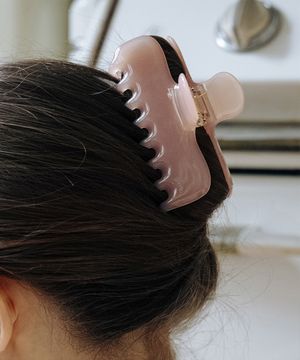 HML007 Clear Curve Hairclip