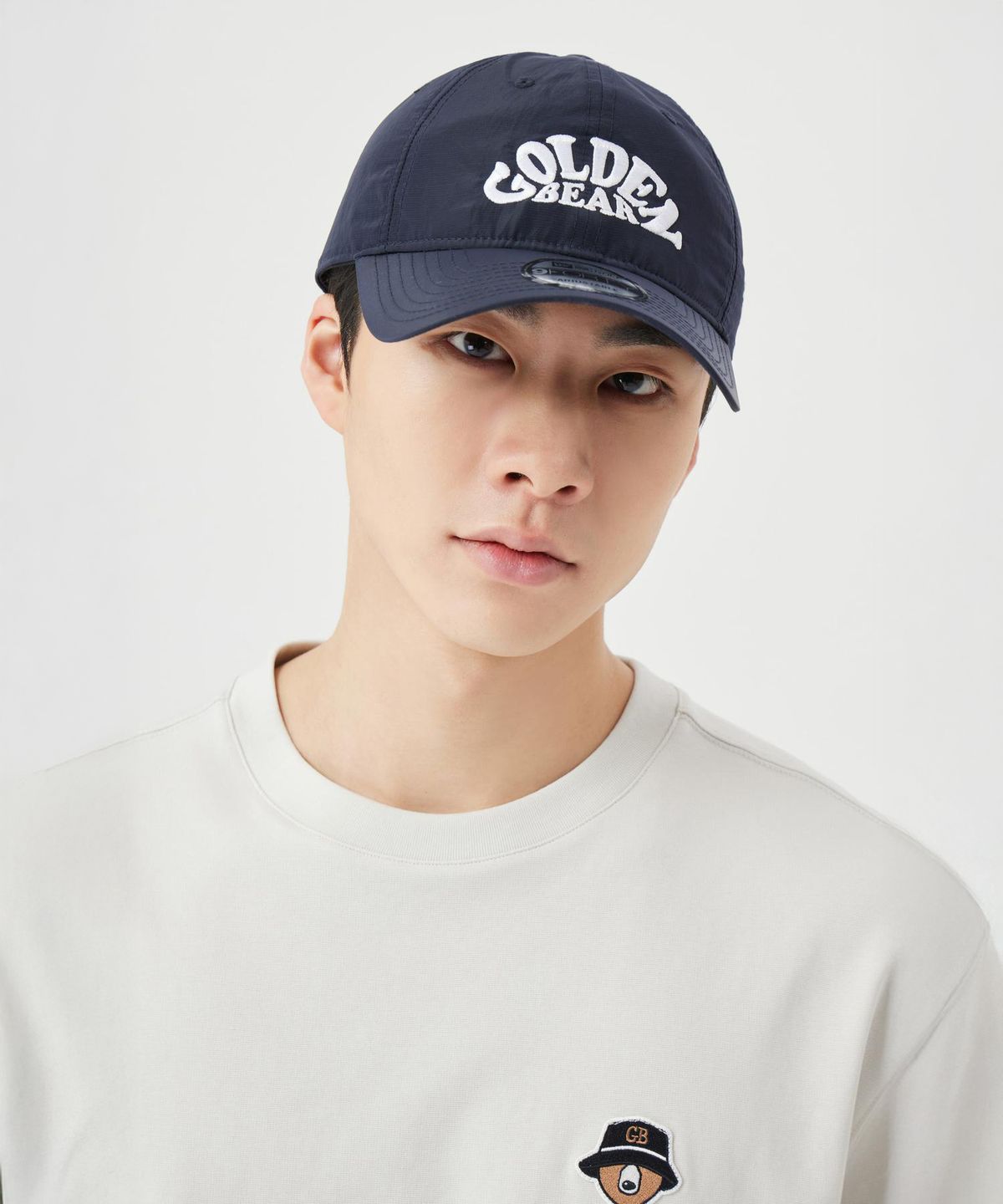골든베어(GOLDEN BEAR) (GB X NEWERA) 940 Arch Logo Nylon Ball Cap   G6RAX26511NYX