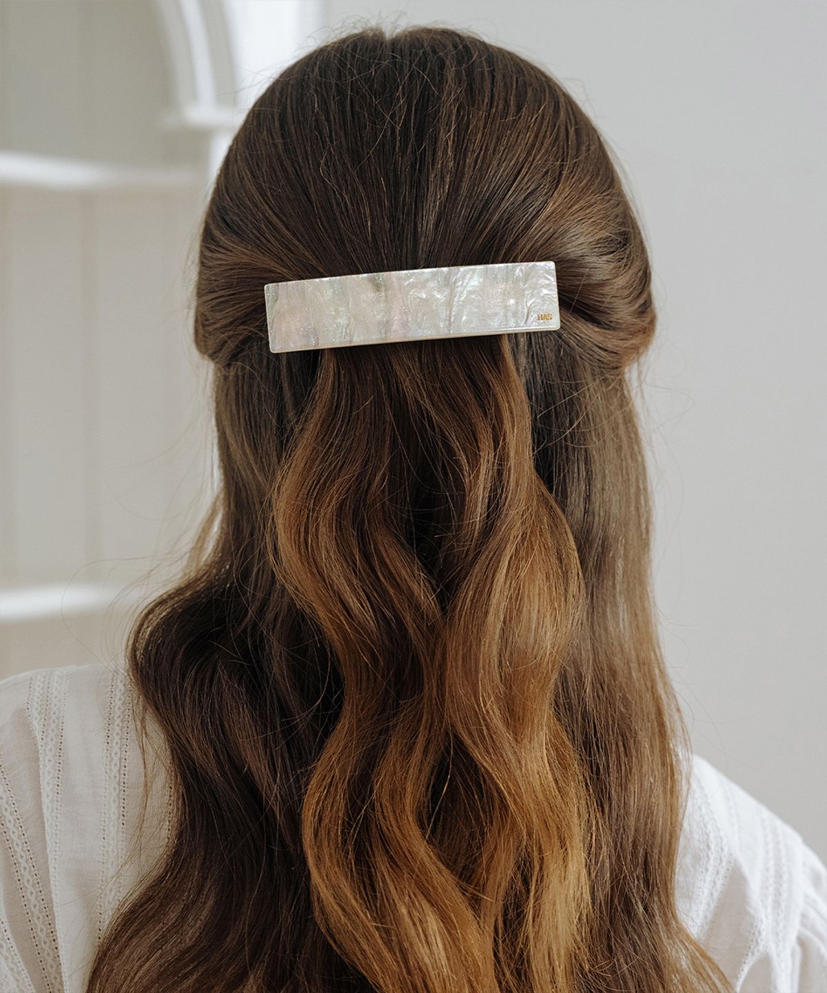 하스(HAS) HML005 Glossy Rect Hairpin