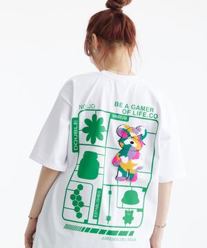 프라모델 부클곰 반팔티 (화이트)