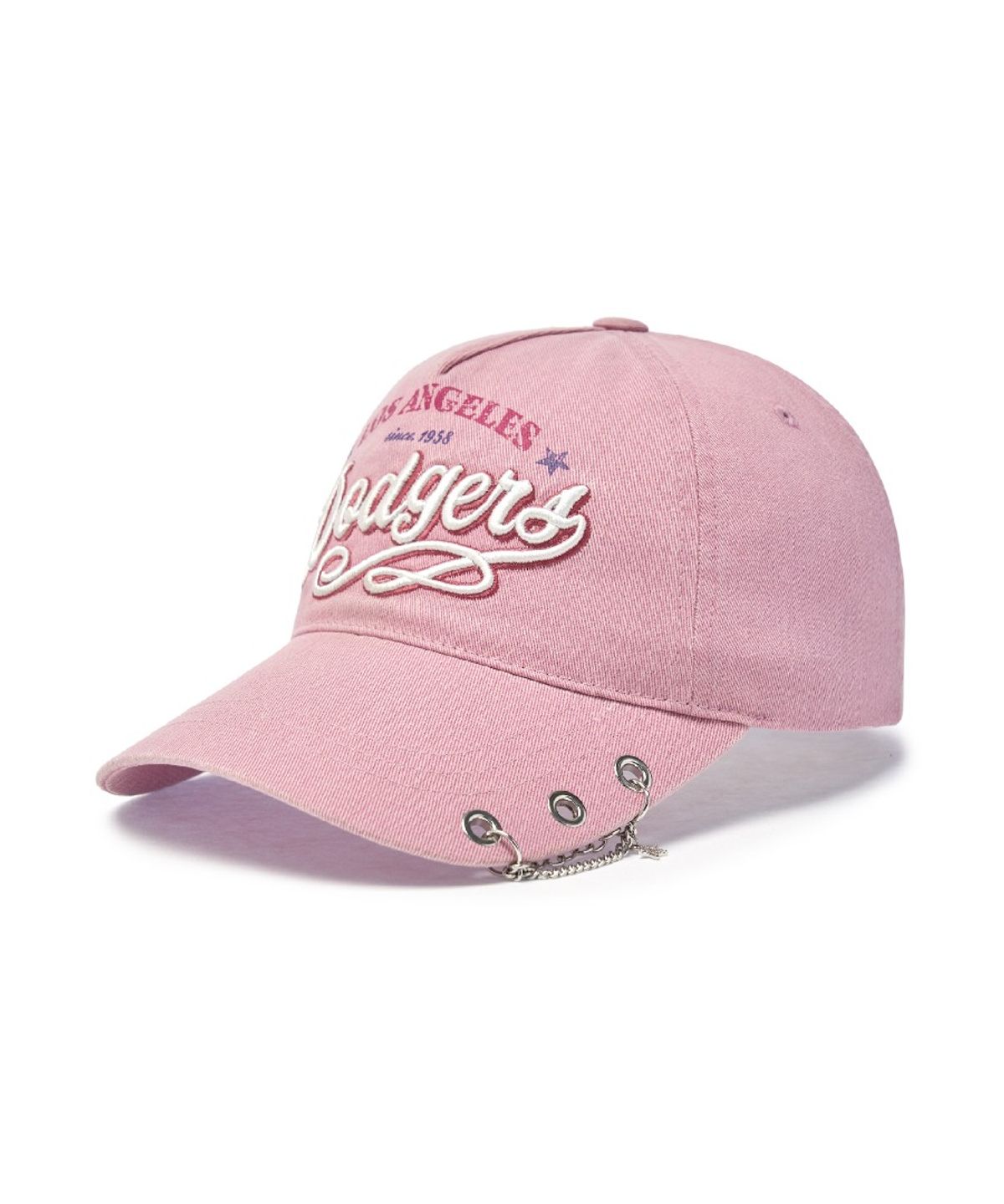 엠엘비(MLB) 빈티지 컬시브 주얼리 언스트럭쳐 볼캡 LA (L.Lavender)