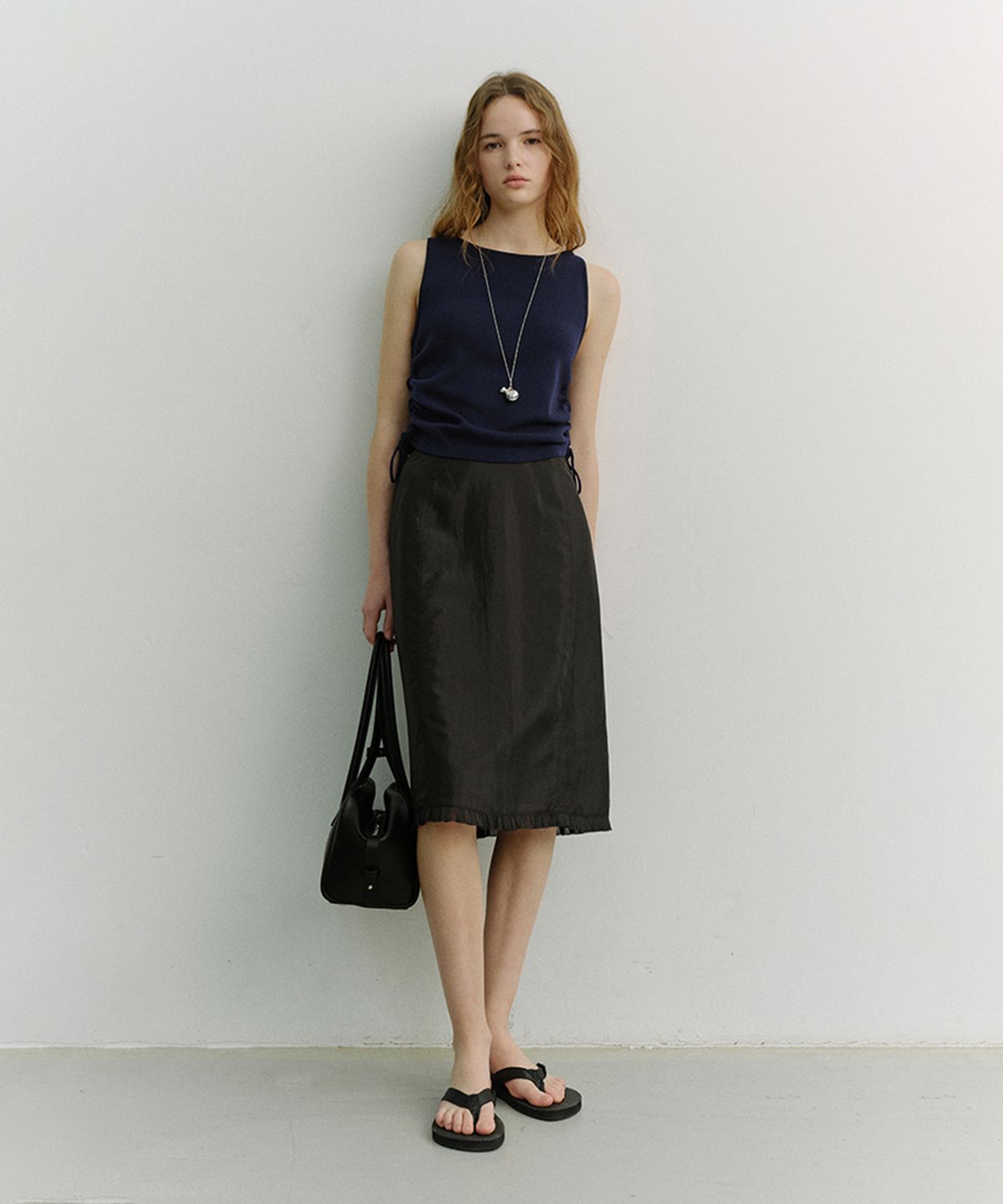 던스트(DUNST) LAYERING KNIT TOP_UDSW6A202_NAVY