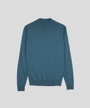 HARCOURT Merino Wool Mock Neck Knit Heritage Two 8 Colors