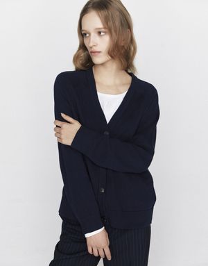 코튼 브이넥 가디건(12GG) 356506 [3color]