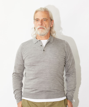 BELPER Merino Wool Polo Shirt Knit Classic 10 Colors