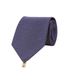실크혼방 지오메트릭 체크 패턴 올오버 넥타이 네이비