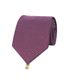 실크혼방 지오메트릭 체크 패턴 올오버 넥타이 바이올렛