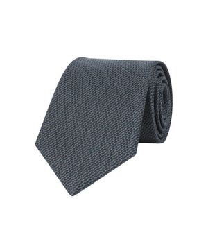 실크혼방 투톤 마이크로 도트 솔리드 넥타이 블루