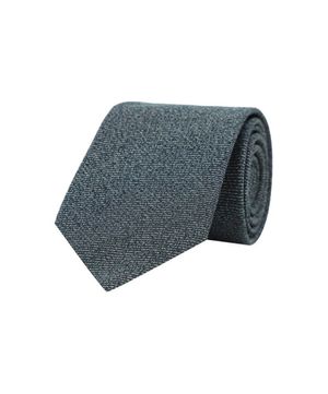 실크혼방 솔리드 넥타이 그린