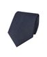 실크혼방 솔리드 넥타이 네이비
