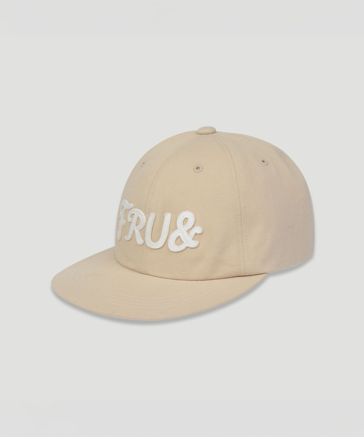 프루앤(FRUAND) FRU& STITCH LOGO CAP_CREAM