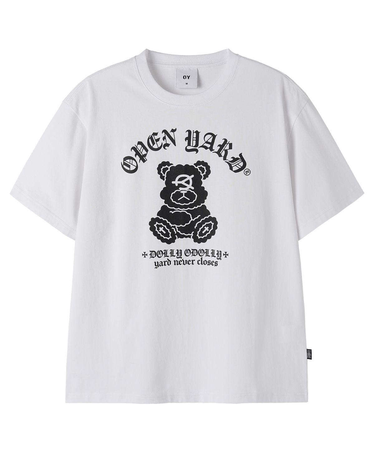 오픈야드(오와이)(OPENYARD(OY)) GOTHIC DOLLY TEE - WHITE
