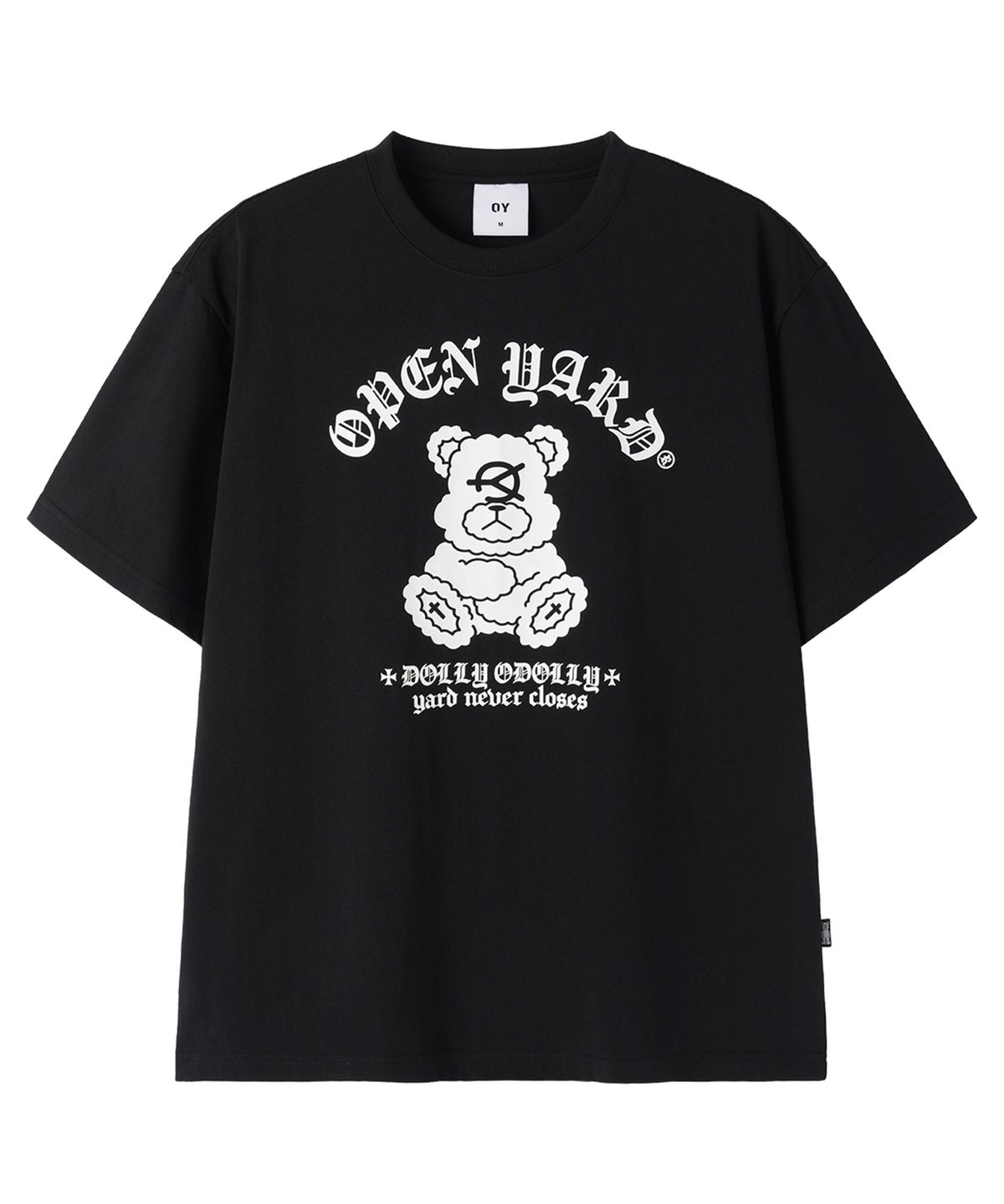 오픈야드(오와이)(OPENYARD(OY)) GOTHIC DOLLY TEE - BLACK