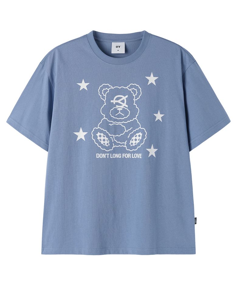 SHINE STAR DOLLY TEE - BLUE GREY