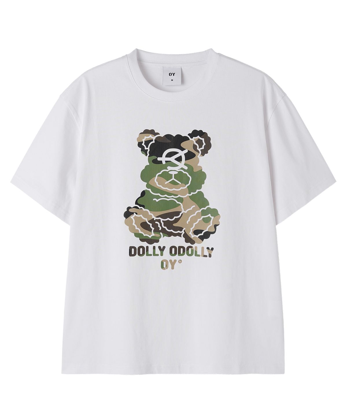 오픈야드(오와이)(OPENYARD(OY)) CAMO DOLLY TEE - WHITE