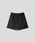 테크니컬  지퍼 밴딩 쇼츠 [블랙]