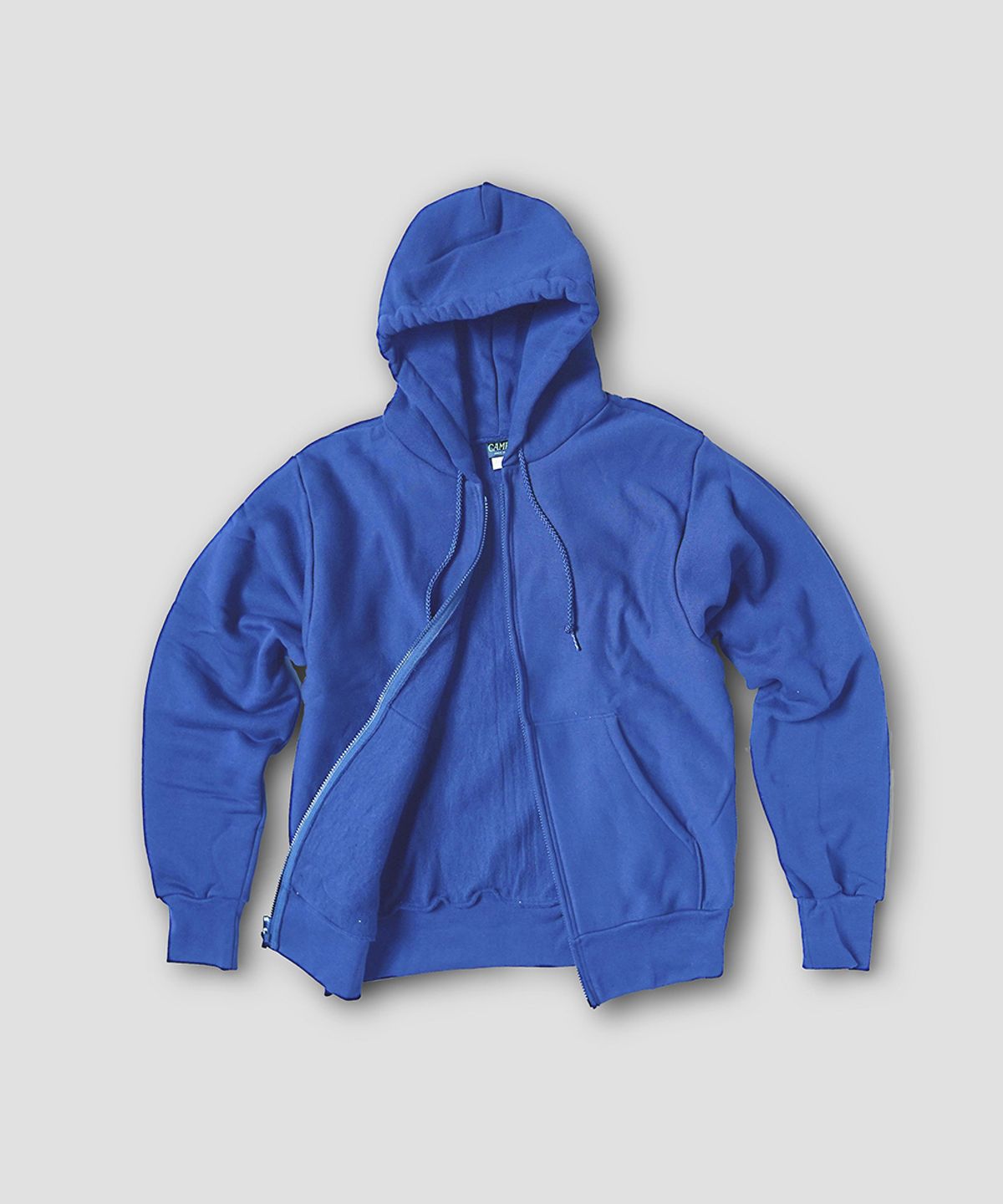 캠버 스포츠웨어(CAMBER SPORTSWEAR) 크로스니트 지퍼 후디, 로얄블루