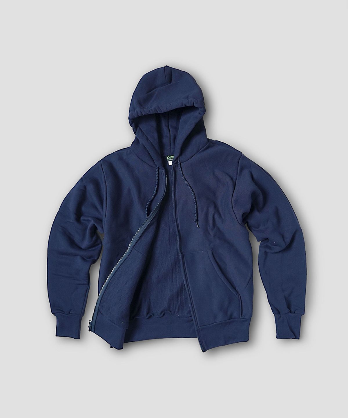 캠버 스포츠웨어(CAMBER SPORTSWEAR) 크로스니트 지퍼 후디, 네이비
