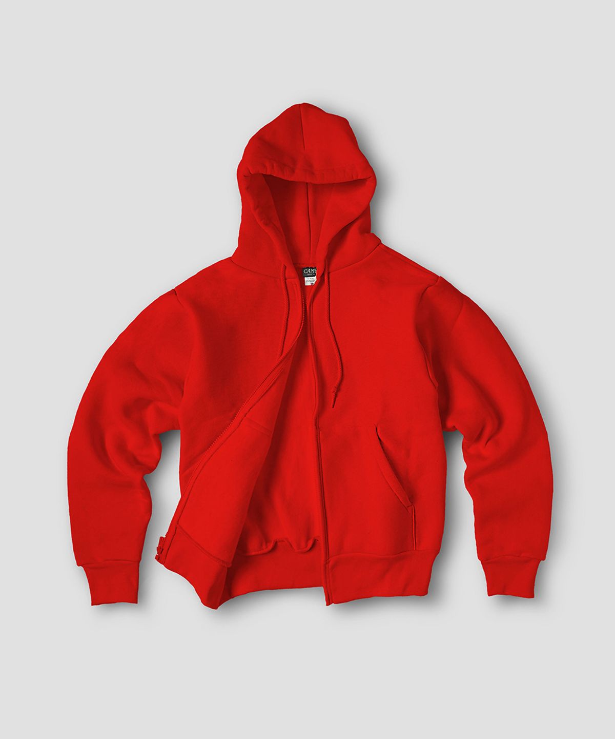 캠버 스포츠웨어(CAMBER SPORTSWEAR) 크로스니트 지퍼 후디, 레드