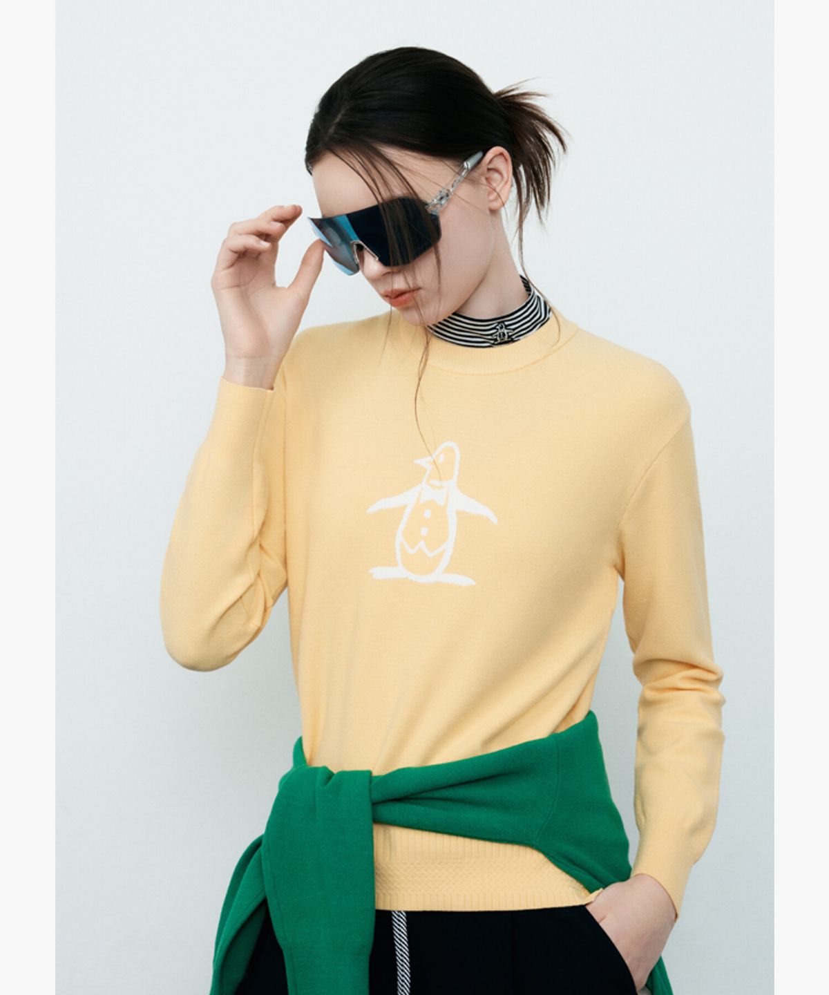 먼싱웨어(MUNSINGWEAR) [먼싱웨어 X WTD] ALL-ROUNDER 스포츠 선글라스 - WIDE 블루 MR221MET42