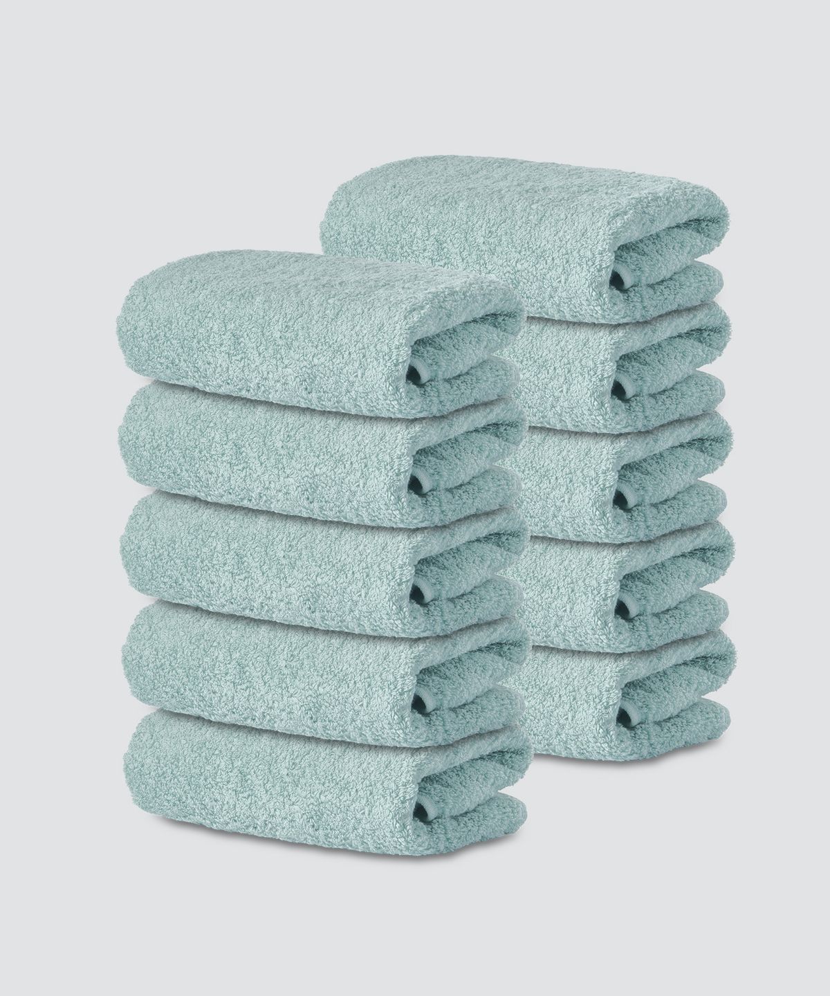무신사 스탠다드 홈 & 프로덕트(MUSINSA STANDARD HOME & PRODUCTS) 40수 200g 호텔 수건 10팩 [세이지그린]