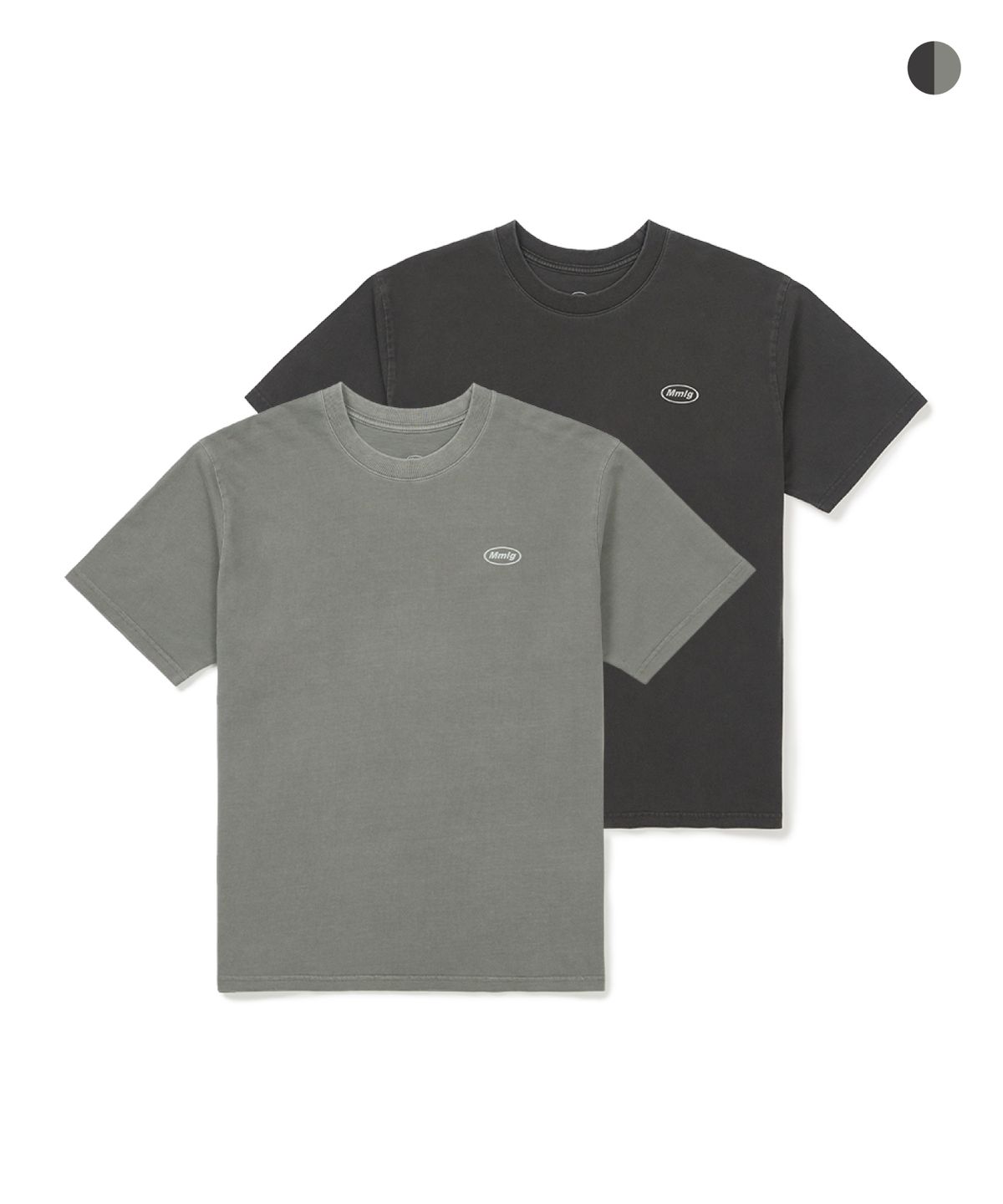 엠엠엘지(MMLG) [2PACK] MMLG DYED TAGLESS HF-T (GREY/CHARCOAL)