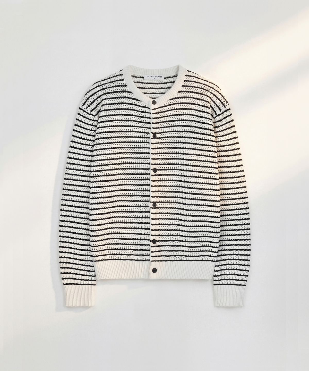 플로즈룸(FLAWSROOM) Aftersun Stripe Cardigan IVORY