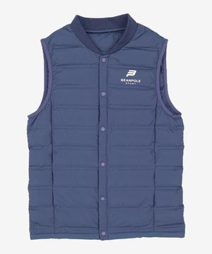 Unisex 네이비 비트윈 경량 다운 패딩 베스트 085