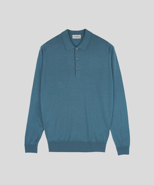 BELPER Merino Wool Polo Shirt Knit Heritage Two 12 Colors