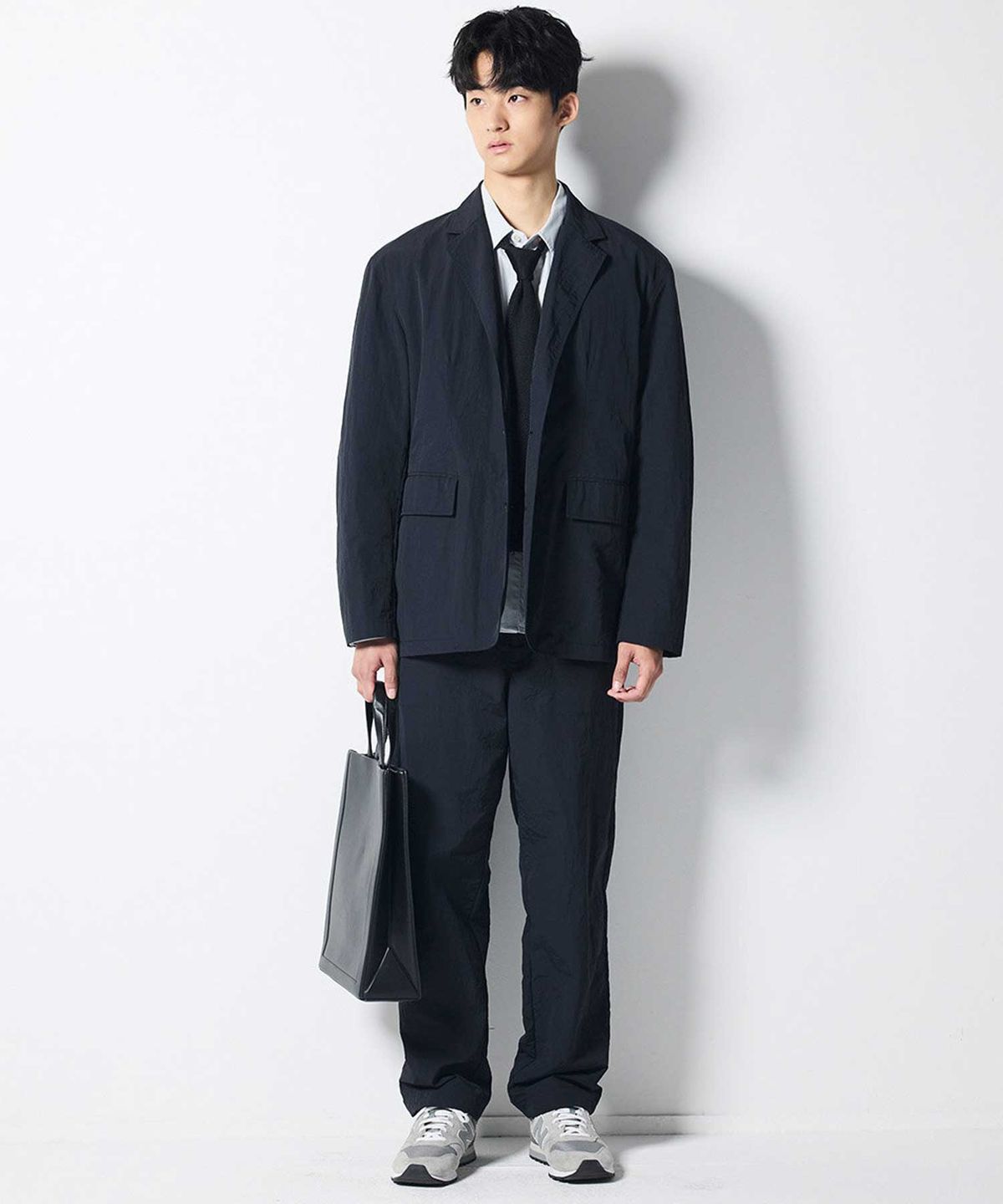 에스티코(STCO) CODIGALLERY DYED WASHING 어반 셋업 세트 차콜 (오버핏)_CJPVA21SET