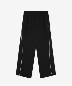 NBNTG2W312 / WOMEN 트랙 우븐 와이드 팬츠 (BLACK)