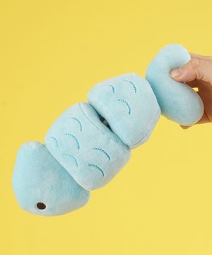 강아지 장난감 로프물고기 노즈워크