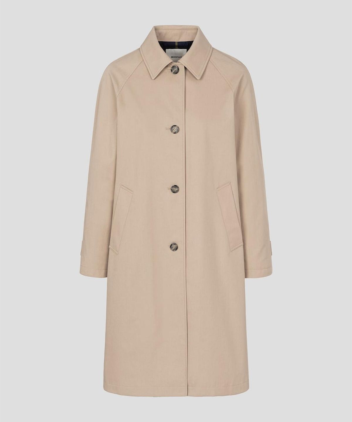 빈폴 레이디스(BEANPOLE LADIES) 라이트 롱 맥코트  베이지 (BF623TC11A)