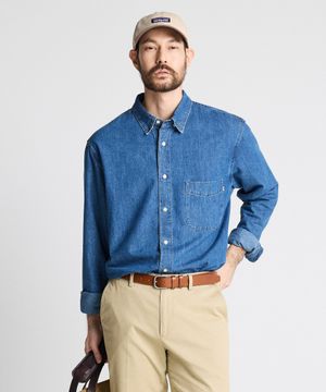 DIEMS 8oz Standard Denim Shirts 인디고 (이지핏)_DDSWZ11ESL