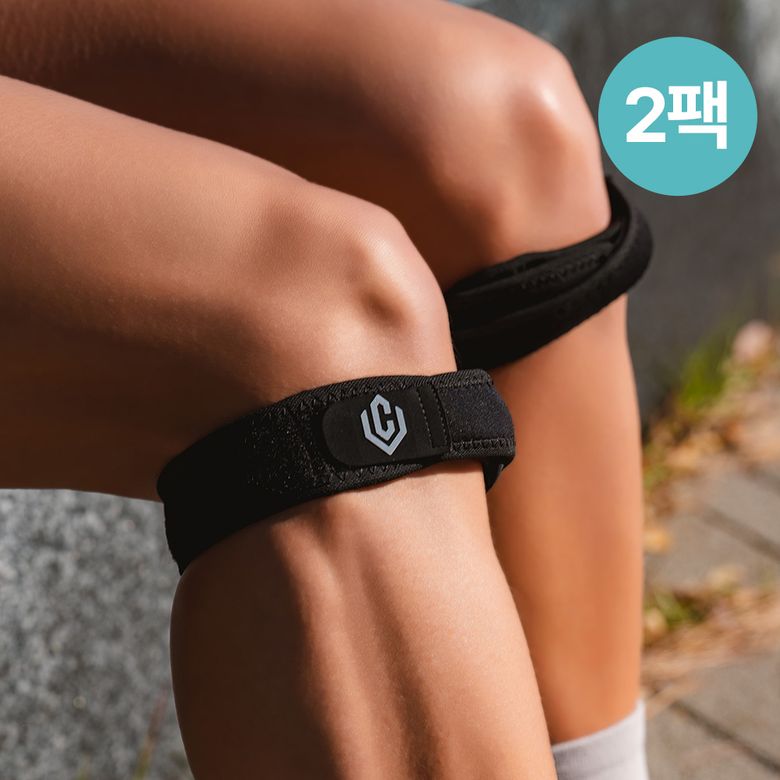 셀버린 무릎 스트랩 슬림 2PACK