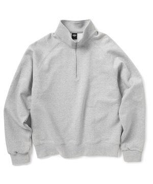 에센셜 하프 집업 - 멜란지